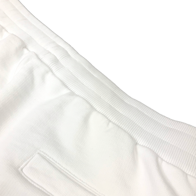 LUXE Fleece Short - White