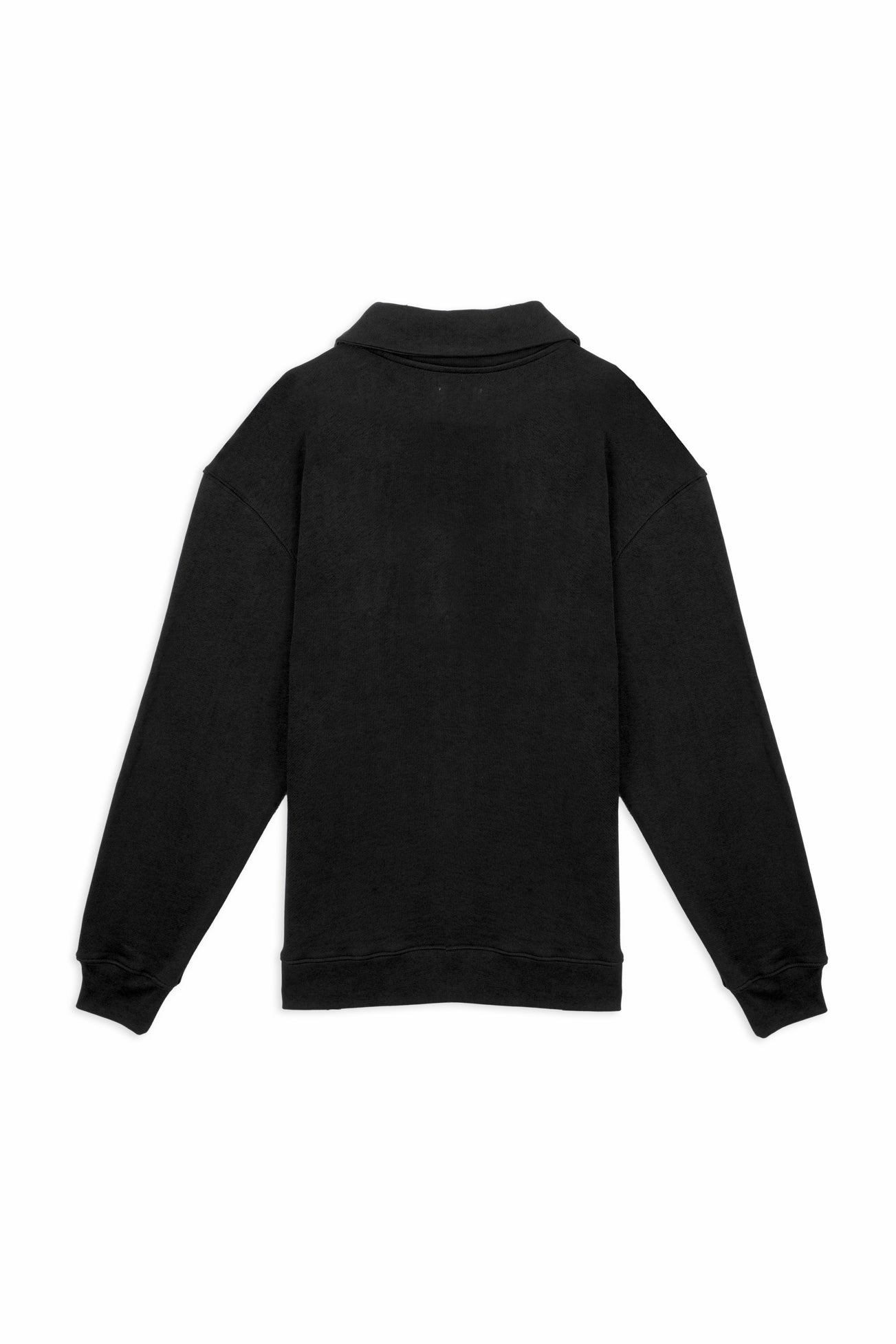 ULTRA LUXE Half Zip Sweater - Black