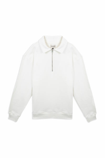 ULTRA LUXE Half Zip Sweater - Cru